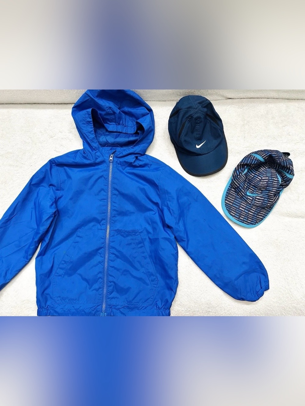 Boys Set Jacket & Nike Caps Size 7/8 Years Excellent Condition